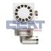 PILETTA SIFOIDE OTTONE X PAVIMENTO SCARICO LATERALE FILETTAT